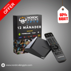 12 Månaders IPTV Abonnemang + Formuler Z11 Pro