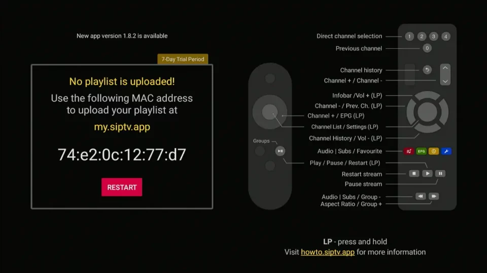 Konfiguration av mac-adressen för SMART IPTV