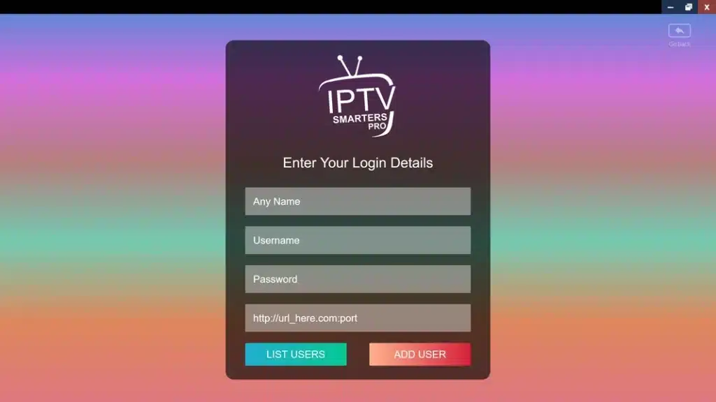 iptv smarters pro som en bästa app för Windows