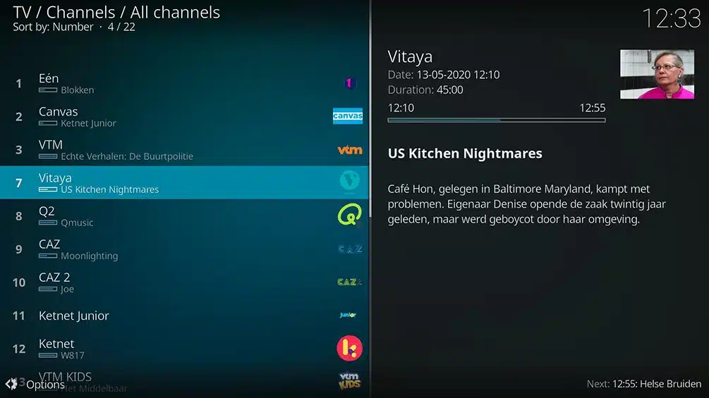 Kodi app för Windows