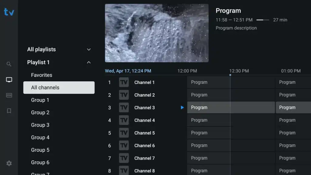 Tivimate bästa iptv-appen för Windows